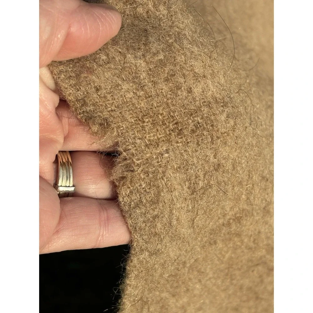 Vintage 1930 - 40's 75% Camel Hair And Wool Blanket Military Style Authentic